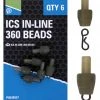 Preston ICS In-line 360 Beads
