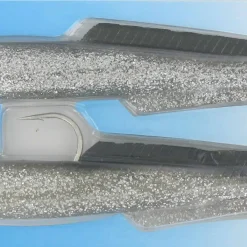 Quatum Zebco JIG Met Extra Staart 150 Gram -Savage Gear shop blackzilver glitter 2.jpg