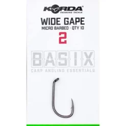 Korda Basix Wide Gape Barbed (10 Stuks)