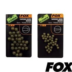 Fox Tapered Bore Beads