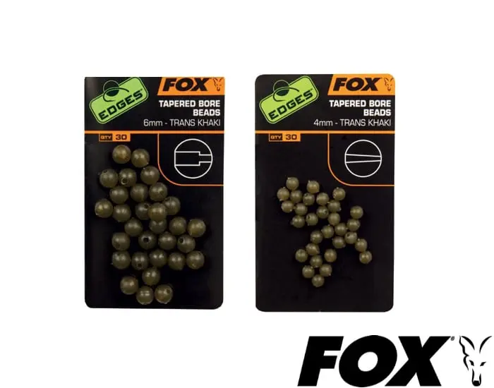 Fox Tapered Bore Beads 3 Fox Tapered Bore Beads
