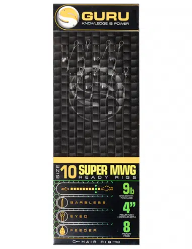 GURU SUPER MWG STANDAARD HAIR RIGS 3 GURU SUPER MWG STANDAARD HAIR RIGS