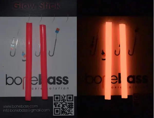 BoneBass Glow Sticks Ø 4 mm BoneBass Glow Sticks Ø 4 Mm -Savage Gear shop sticks oranje.jpg